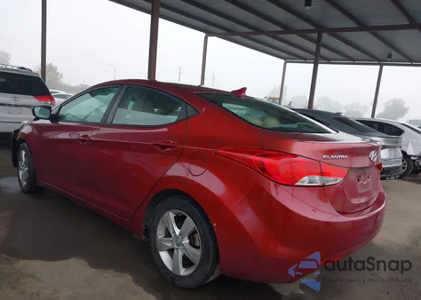 2013 Hyundai Elantra Gls из США, поврежденный, VIN 5NPDH4AE3DH362750